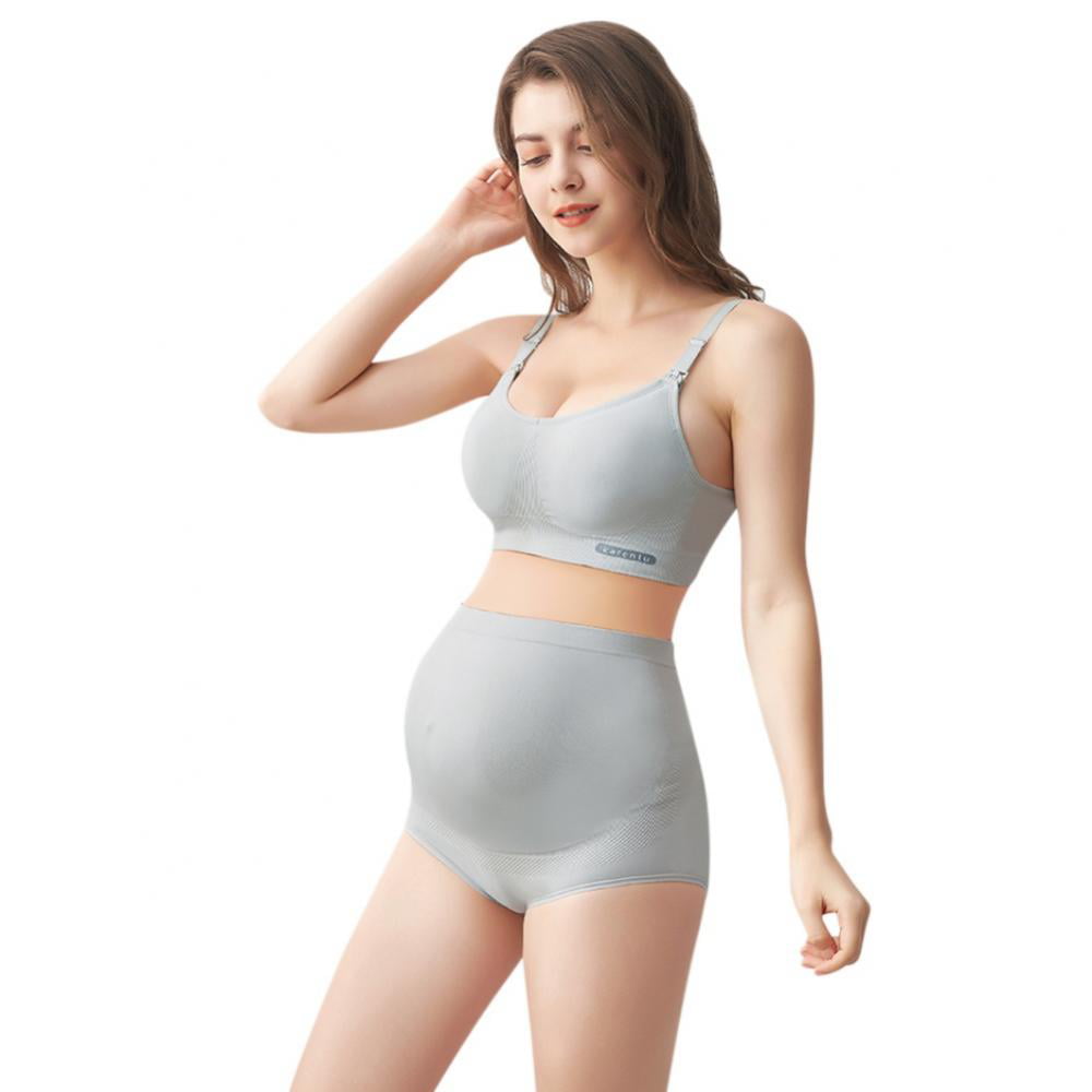 Dresime Maternity Underwear 6 Pack Postpartum Panties for Women Cotton  Pregnancy Underwear Under Bump Brief Post Partum Undies,Large H Style at   Women's Clothing store