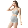 thumbnail image 2 of Maternity Underwear Plus Size Seamless Pregnancy Panties High Waist Postpartum Belly Support Briefs, 2 of 6
