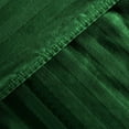 thumbnail image 7 of 5 Piece Striped Diamond Pattern Comforter Set Super Soft 800 Thread Counts, All Season, 100% Egyptian Cotton, Super King Size Green Color, 7 of 7