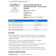 thumbnail image 2 of Rear Drum Brake Hardware Kit - Compatible with 2009 - 2012 Chevrolet Colorado - Dorman, 2 of 2