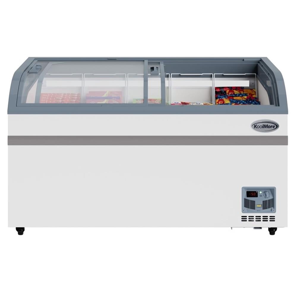 Pemberly Row 58" Manual Defrost Island Chest Freezer 14 cu. ft. Capacity