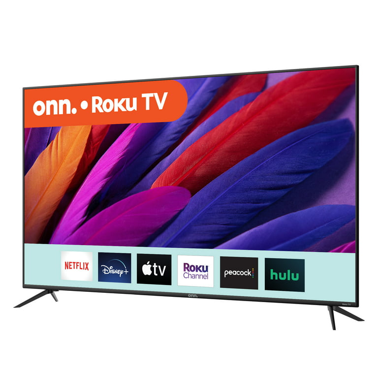 onn. 70” Class 4K UHD (2160P) LED Roku Smart TV HDR (100012588) 