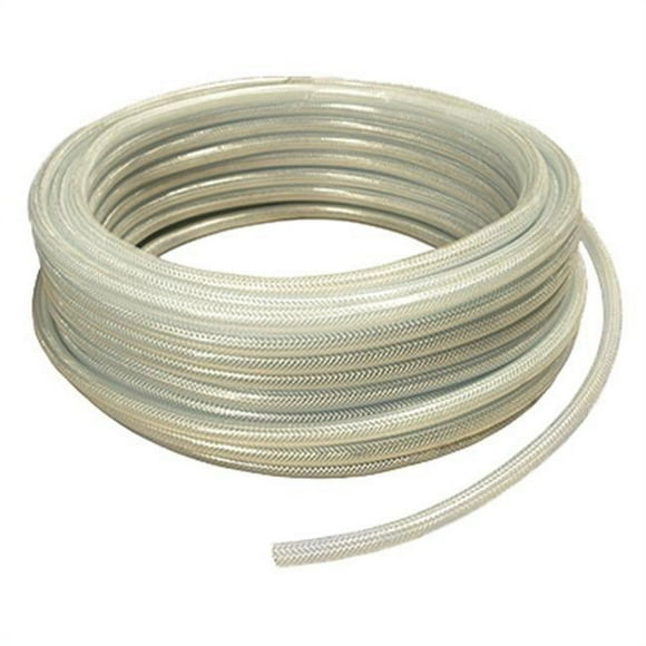 Apache 15010985 0.5 in. x 0.12 in. Wall Thickness x 100 ft. Clear Reinforced Vinyl Tubing