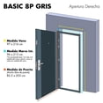 thumbnail image 4 of puerta de seguridad basic 8p gris derecha 96 x 213 cm, 4 of 8