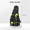 thumbnail image 3 of Invader Zim Crossbody Bag Casual Sling Backpack Chest Bag Multipurpose Crossbody Shoulder Bag Hiking Daypacks, 3 of 9