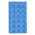 thumbnail image 1 of Fotbe Cute Shark Toalla Premium con Patrón, Toalla de Microfibra de Secado Rápido, Ligera y Altamente Absorbente (27.5x16in), Ideal para Uso Diario, 1 of 6
