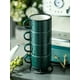 thumbnail image 5 of Juego de tazas de café LYEOBOH de porcelana de 385 ml con soporte y cucharas, 5 of 9