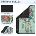 thumbnail image 4 of ALAZA Skull Flowers Halloween Car Seat Belt Adjuster Neck Covers Shoulder Cushions Pads S, 4 of 8