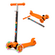 thumbnail image 1 of Scooter Patín del Diablo Rosa Ajustable 3 Ruedas Naranja Neón Importadora La Merced Plástico Alta Resistencia, 1 of 3