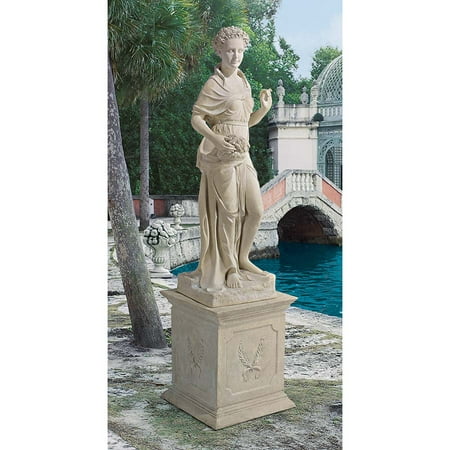 Design Toscano The Four Goddesses of the Seasons Statue: Spring (Statue with Plinth)