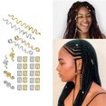 thumbnail image 2 of 28Pcs Metal Dreadlock Accessories Snake Spring Clip Fashion Hair Decoration For Hair Extension Easy Installation, 2 of 9