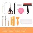 thumbnail image 2 of 100PCS Screen Printing Starter Tools Kit with 50pcs Disposable Gloves Transparency Film Roll Dust Sticky Mat Fixed Position Plate for DIY Handcraft, 2 of 7