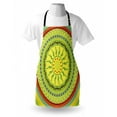 thumbnail image 3 of Southwestern Apron Wild West Cowboy Themed Mandala Design Colorful Circles Bull Horns Saguaro, Unisex Kitchen Bib Apron with Adjustable Neck for Cooking Baking Gardening, Multicolor, by Ambesonne, 3 of 3