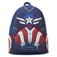 thumbnail image 1 of Loungefly Marvel Captain America Brave New World Cosplay Mini Backpack, 1 of 10