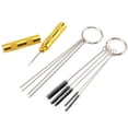 thumbnail image 1 of Outil de Réparation de Pistolet Pulvérisateur à Aérographe Ensemble Aiguille et Brosse en Acier Inoxydable Accessoires pour Aérographe Adaptés à Divers Modèles d'Aérographes, 1 of 9