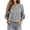 #492-Black, variant on Warop Button Down Shirts for Women 3/4 Sleeve Striped Tops V-Neck Business Casual Shirt with Pocket and Roll-Tab Sleeves