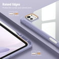 thumbnail image 5 of Fintie Hybrid Slim Case for iPad Pro 13-inch (M5) 2025 / (M4) 2024, Shockproof Cover with Clear Back Shell & Pencil Holder, Lilac Marble, 5 of 10