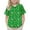 M, variant on Boys St.Patrick's Day Shirt Irish Clover Printed Casual Short Sleeve Button Down Dress Shirts Loose Fit Summer School Uniform Shirts 2-15 Years