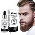 thumbnail image 3 of Beard cleaning liquid Men's dandruff beard smoothing frizz clean maintenance refreshing care liquid, 3 of 4