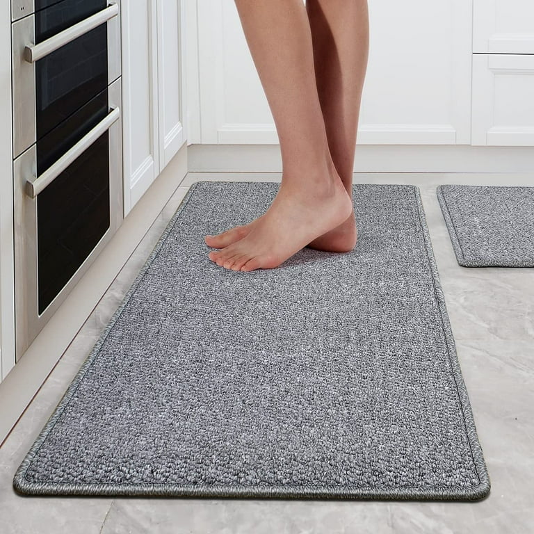 Washable Kitchen Rugs and Mats [2 Pieces], Non-Slip Kitchen Mats, Soft Kitchen  Mats, Kitchen Rugs for Tiled Floors in Front of The Sink. -  Homedandfarmdecor - Medium