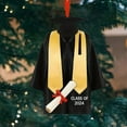 thumbnail image 4 of Clearance Sale QIXI Graduation Ornament 2025 Personalized Graduation Gown Acrylic Shape Flat Ornament Gifts for Graduate Him Her Friends Graduation Christmas Ornament 2025 Birthday Christmas, 4 of 8