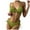 Green, variant on ANINEO Women Swimwear Shoulder Strap With Small Stripe Bikini Swimsuit Comfort Hawaii Summer Tropical Brazilian Beachwear