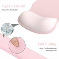 thumbnail image 4 of Alfombrilla de Ratón Ergonómica G JGOO con Reposamuñecas de Gel Rosa, 4 of 7