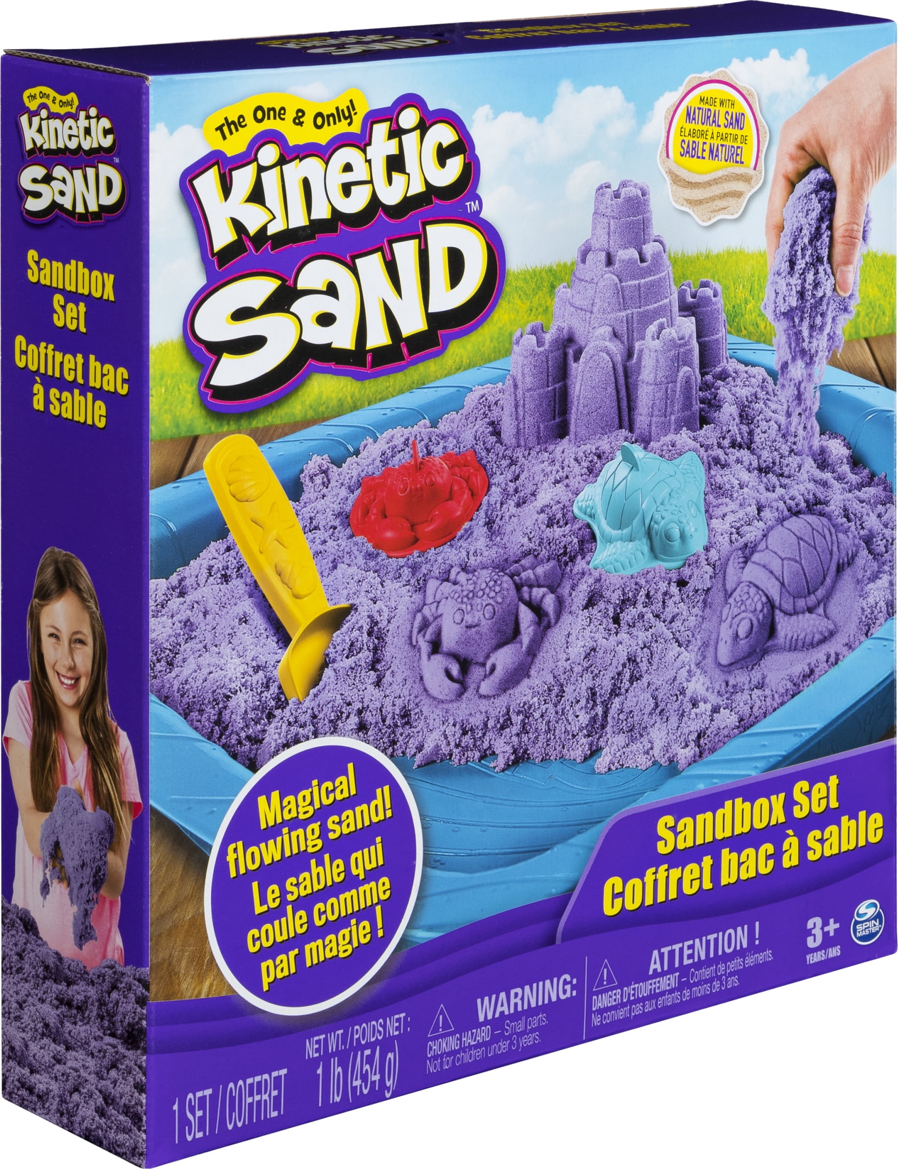 Arenero & Moldes Kinetic Sand Lila 