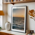thumbnail image 5 of Sunset Waves, Encinitas 01 - Encinitas California Photography Black Framed Wall Art Print 20 x 30 inches, 5 of 8
