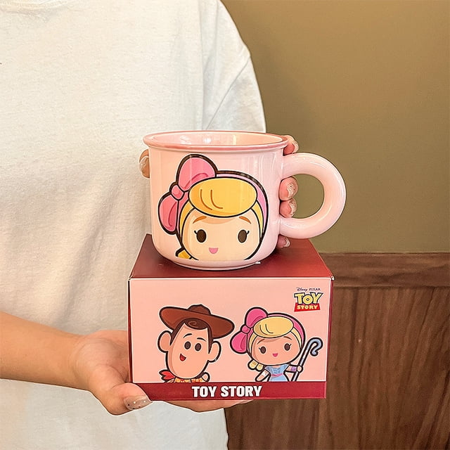 Taza de Toy Story, taza de cerámica para beber, taza de desayuno Buzz Lightyear para niños, taza de pareja, taza de agua para el hogar