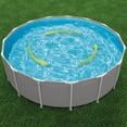 thumbnail image 6 of Intex: Prism Frame Premium Pool Set - 10ft x 30in, Grey, Above Ground Swimming Pool, Cartridge Filter Pump, Puncture Resistant, T-Joint Snap Assembly, 6 of 11