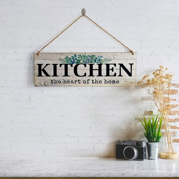 Wood Signs Scene Indication Wooden Sign Pantry Laundry Kitchen Location Family Wall Art Vintage Pendant Welcome Sign Decoration on The Road Again Ornament
