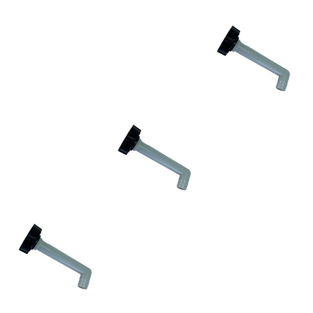 relayinert IBC Container Plastic Faucets Reservoir on/off Control Connectors Fittings Barrels Accessory Replacing Parts 90° Elbow 32mm 3PCS