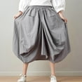 thumbnail image 2 of EDFBUYKRS Female Skirts Long Maxi Skirt Set for Women Women's Skirt Ethnic Style Cute Loose Skirt, 2 of 9