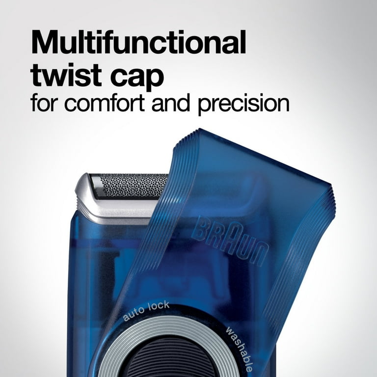 Braun Mobile Battery-Powered Electric Shaver for Men with Wide