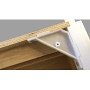 Berta Cabinet Triangle Bracket, 90 Degree Plastic Cabinet Corner Support Braces ( 4 Pack )