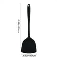 thumbnail image 3 of JingChun Silicone Spatula Turner Heat Resistant for Nonstick Cookware Rubber Wok Spatula Turner, Plastic Spatula Silicone for Cooking Use Kitchen Utensils, 3 of 6