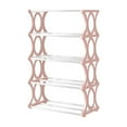 thumbnail image 2 of Clearance! Boovnll Shoe Rack 5 Tiers Sturdy Metal Stackable Rack 20-25 Pairs Shoe Storage Organizer, Shoe Organizer for Entryway, Dormitory, Bedroom, Bathroom, Shoe Storage, 2 of 6