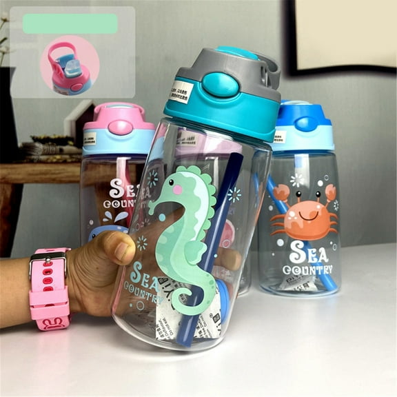 Drinking Glass Personalised Kids Water Bottle With And Lid Back To School Supplies Custom Name Water Bottle For Kids Boys Girls Teen Gifts 500Ml Birthday Leak Proof Water Bottle,Green Kitchen Glass&Bo