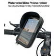 thumbnail image 2 of Bike Phone Mount Holder, Waterproof Bicycle Phone Mount Bag Holder Cradle with 360 Rotate Touch Screen for iPhone X 8 7 Plus Samsung and Other 4-6.9'' Smartphones, 2 of 5