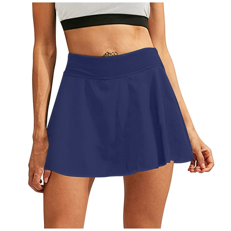 Samickarr Summer Savings Clearance!Pleated Tennis Skirt For Women High  Waisted Athletic Golf Skorts Skirts For Sports Quick-Drying Running Gym