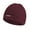 Wine, variant on PureCasa Fleece Skull Caps for Men Women Fleece Beanies Hat Warm Soft Polar Beanie Hat Thick Windproof Winter