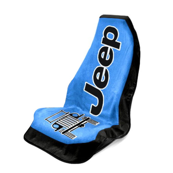 Seat Armour Towel 2 Go Front Car Seat Cover For Jeep Wrangler - Blue