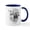 White/Navy Inside, variant on CafePress - Chugach Vintage Moose Mug - 11 oz Ceramic Mug - Novelty Coffee Tea Cup
