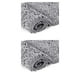 thumbnail image 1 of Ounissouiy Alfombrilla de secado rápido con absorción de agua excepcional Alfombrilla para pies de baño Entrada segura Gris claro 20 * 32 gris claro 20*32 pulgadas 2piezas, 1 of 6