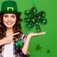 thumbnail image 1 of Xihbxyly Adorno para Puerta Del Día de San Patricio, Diseño Festivo de Sombrero de Trébol, Material Resistente a La Intemperie, Fácil de Colgar, Decoración para El Porche, Espíritu Navideño Irlandés,, 1 of 5