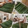 thumbnail image 5 of 3'x5' Rug for Living Room Bedroom, Green Plants Washable Area Rugs Non-Slip Carpet Mats, Forest Natural Landscape Botanical Indoor Low Pile Area Rug Runner for Kitchen, Mudroom, 5 of 8