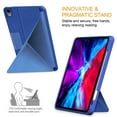 thumbnail image 3 of Allytech iPad Air 5 4 Case,[Supports Pencil 2nd Gen Charging] Slim Auto Sleep Wake Multi Angle Stand Smart Shell Shockproof Case Cover for Apple iPad Air 5th 4th Generation 10.9", BlackDarkblue, 3 of 5