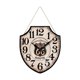 thumbnail image 1 of Reloj de pared de madera con números arábigos para decoración Blanco, 1 of 9