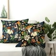 thumbnail image 6 of Mushroom Pillow Covers 16x16 Set of 2 Green Plant Throw Pillow Cases Spring Summer Rustic Decorative Outdoor Pillowcase Cushion Cover Cute Aesthetic Pillow Protector for Sofa Couch Bed, 6 of 6